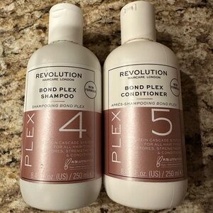 Revolution Bond Plex Shampoo and Conditioner - White and Pink
